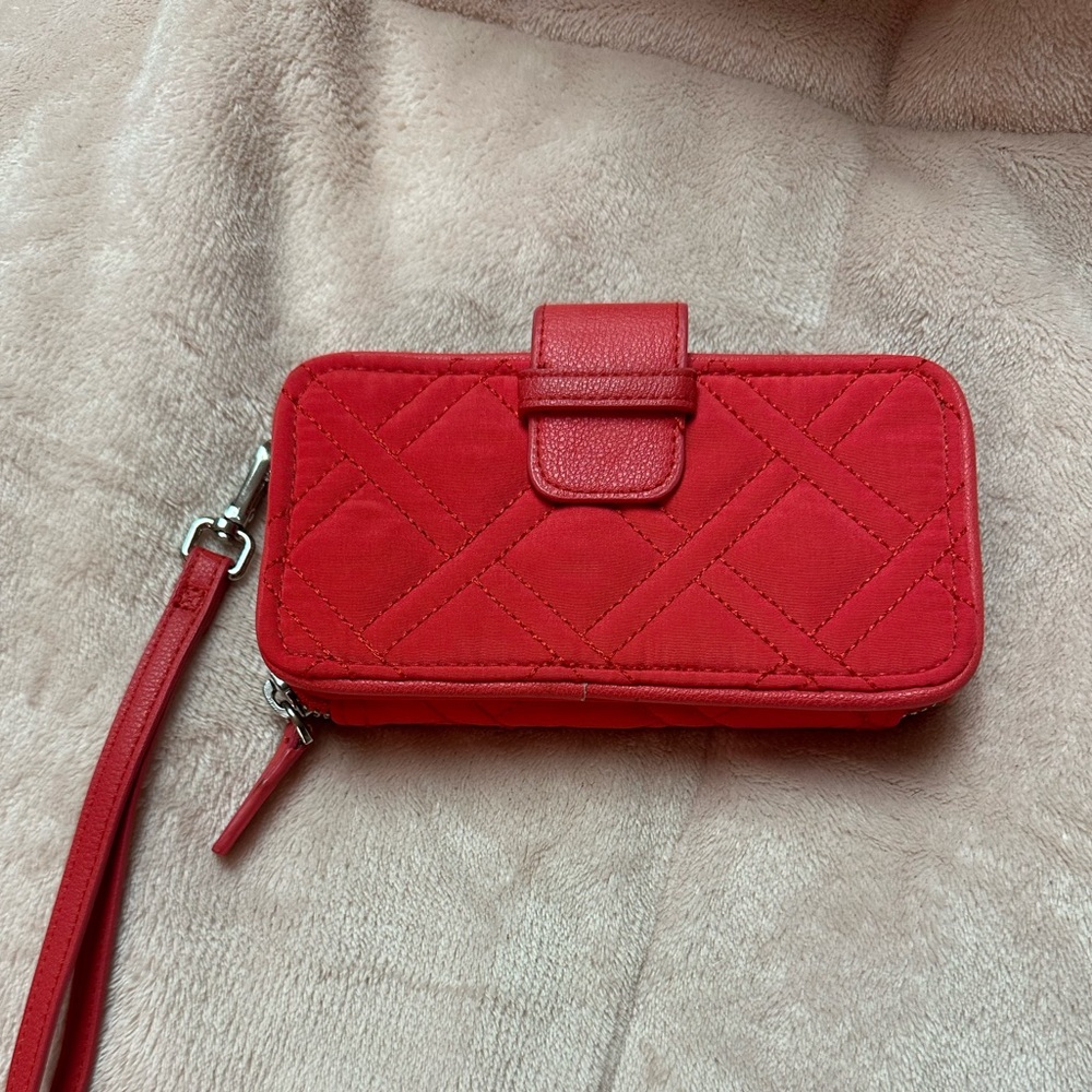 Vera Bradley Red Wristlet